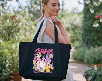 Saja Boys Boy Band Bag, Kpop Saja Boys Bag, Saja Boys Fan Bag, Kpop Demon Hunters Bag, Huntrix Gift, Huntrix Tote Bag, Kpop Tote Bag