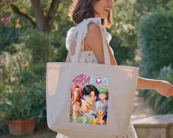 Saja Boys Kpop Band Cotton Tote Bag