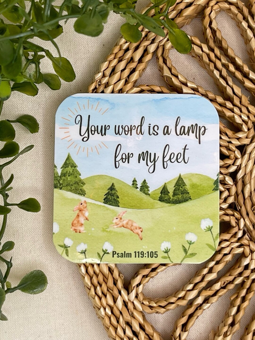 Christian Bible Verse Sticker, Inspirational Decal for Water Bottle - Etsy