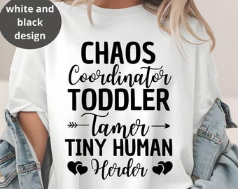 Funny Mom Svg Png, Daycare Teacher, Babysitter Childcare Shirt, Nanny Tee, Kindergarten Teacher, Chaos Coordinator (Digital Download)