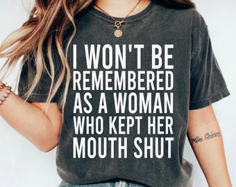 Feminist Empowerment PNG: Strong Women Quote (Digital Download)