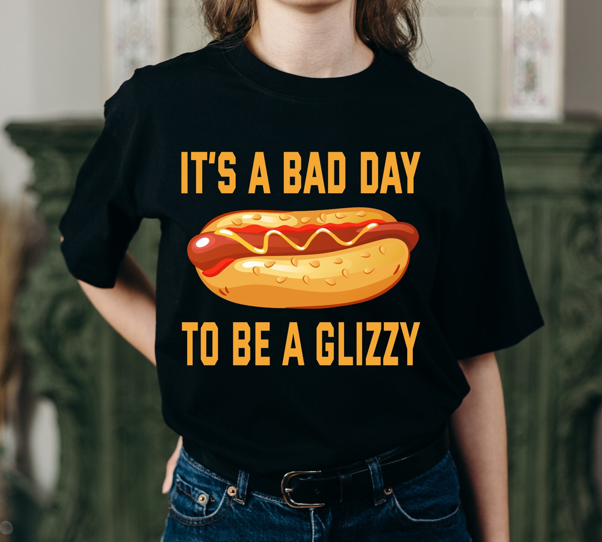Glizzy Hot Dog Meme Design Pin for Sale by lmzgraphics