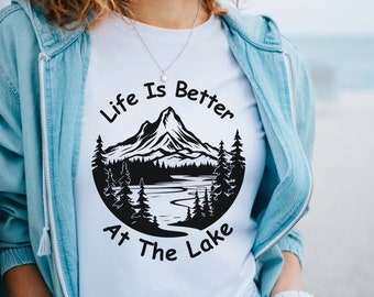 Life Is Better At The Lake SVG PNG: Summer Vacation Design (Digital Download)
