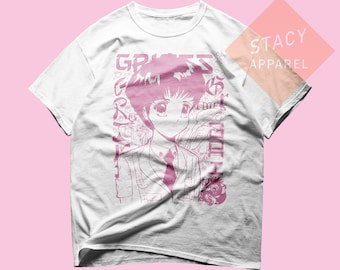 Limited Grimes T-shirt - Grimes Anime Girl Custom Tee