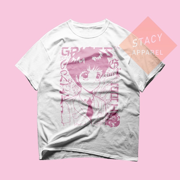 Limited Grimes T-shirt - Grimes Anime Girl Custom Tee