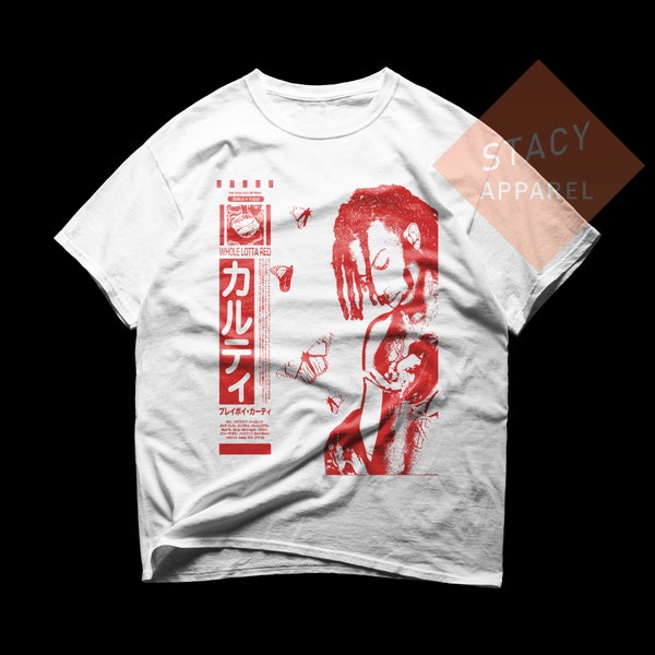 Limited Playboi Carti T-shirt - Whole Lotta Red Tee - Opium Tee