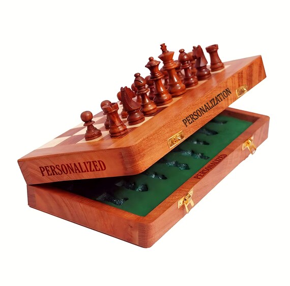 Chess Set - 7 Folding Wood Magnetic Chess – WorldWise Imports