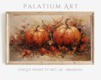 Pumpkin Still Life Painting for Samsung Frame TV (Digital Download)