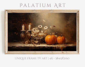 Pumpkin Still Life: Halloween Frame TV Art (Digital Download)