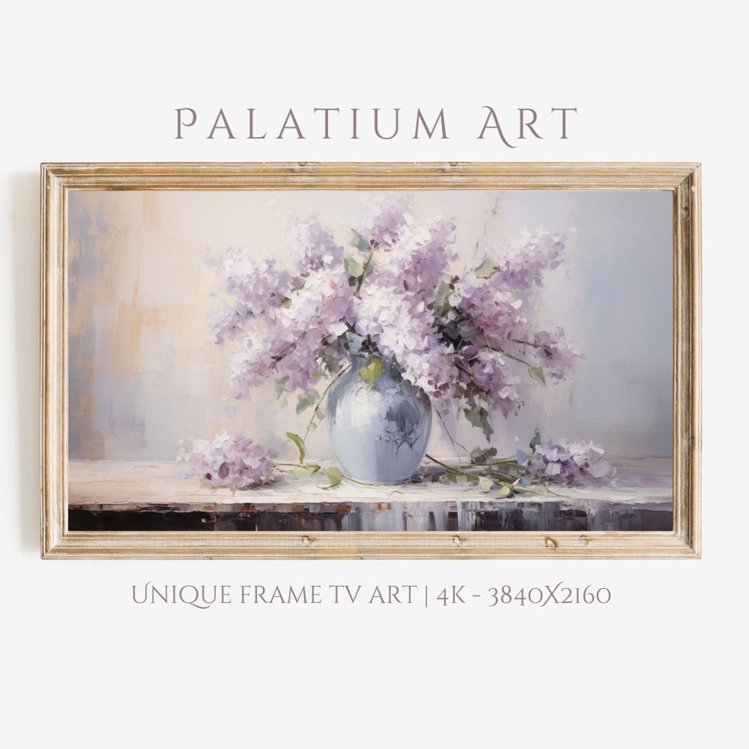 Frame Tv Pink Hydrangeas Still Life Spring Samsung Frame Tv Art