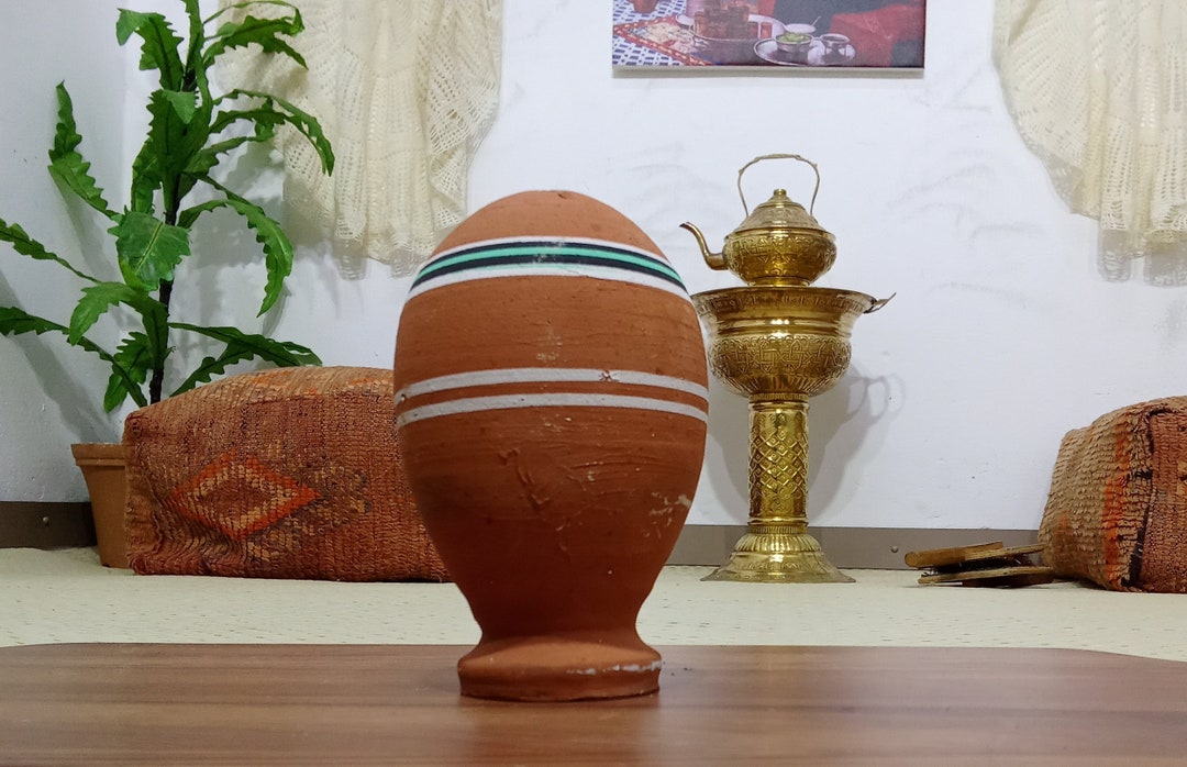 Handcrafted Clay Piggy Bank – Unique Pottery Money Bank, Decorative ...