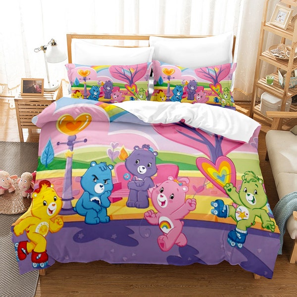 Care Bears Bedding King Etsy