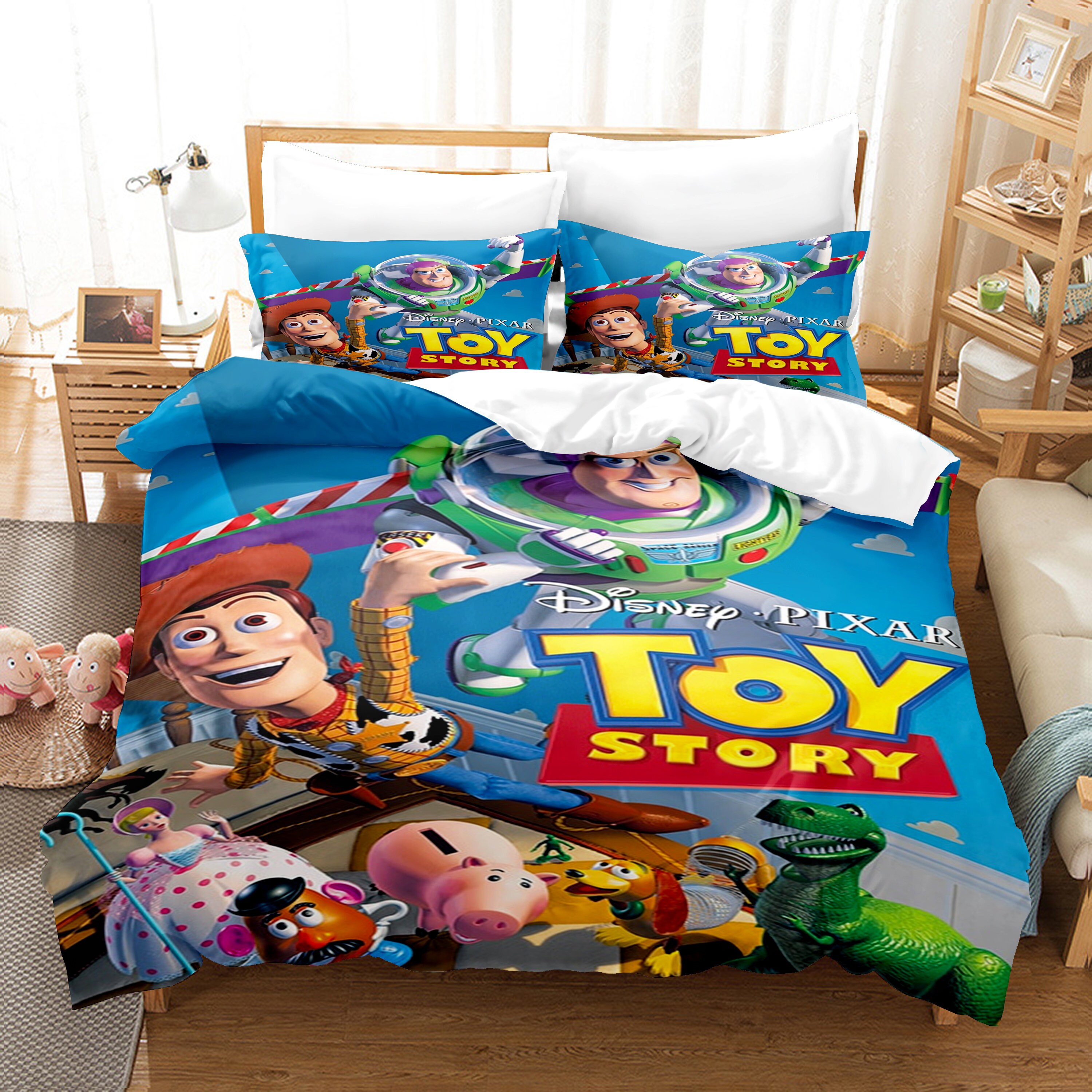 Kracht Sportschool echtgenoot Toy story bedding - Etsy Nederland