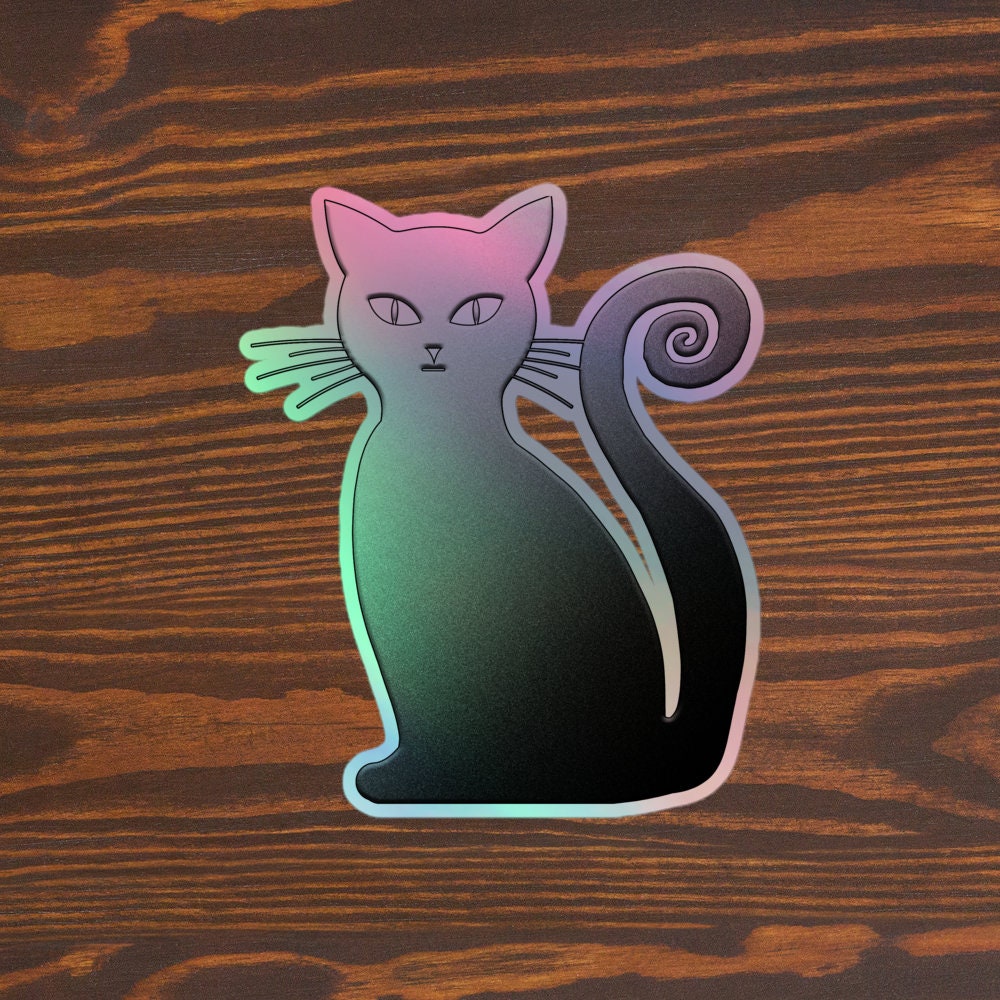 Dmb Cat Dave Matthews Band Warehouse Sticker | Black Cat Changing Colors | DMB ...