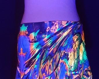 UFO COLOURS 3D asymmetrical skirt