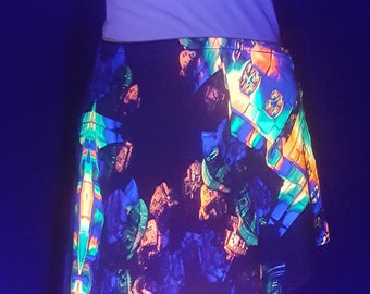 UFO COLOURS 3D asymmetrical skirt