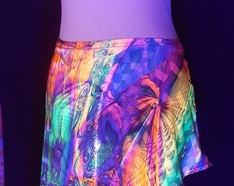 UFO COLOURS 3D asymmetrical skirt