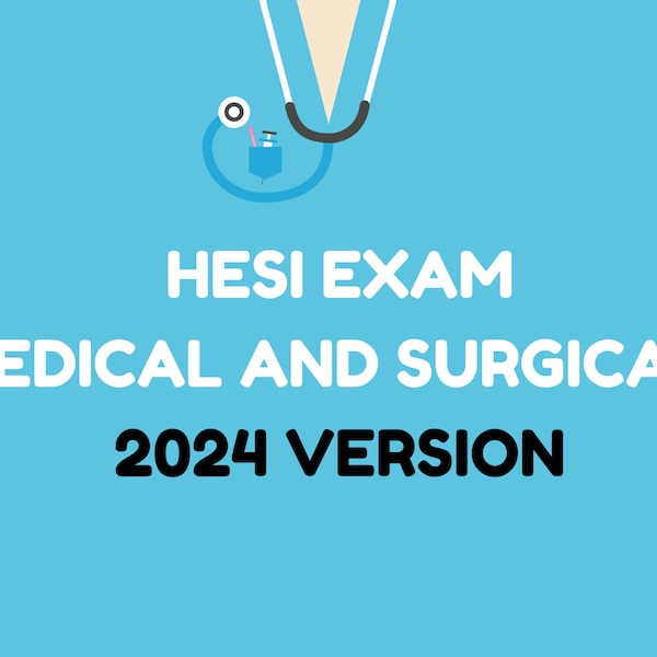 Hesi Med Surg Etsy