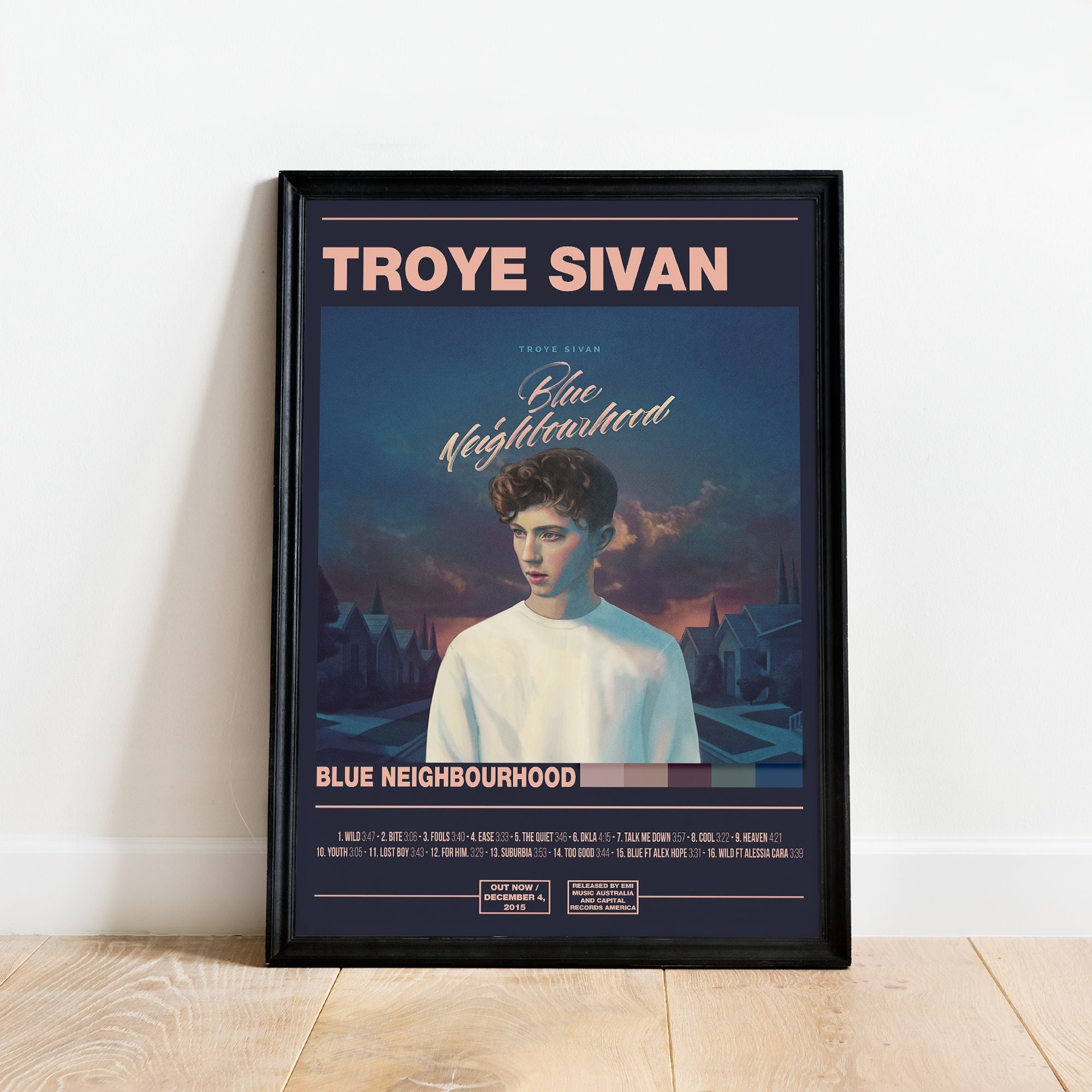Download free Troye Sivan Wild Lyrics Art Wallpaper 