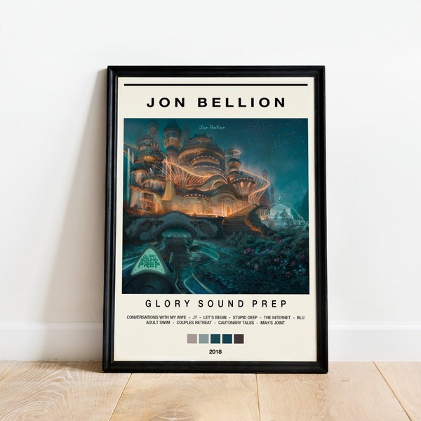 Jon Bellion "Glory Sound Prep" Album Poster | Color Optional | Album Art | Wall Decor