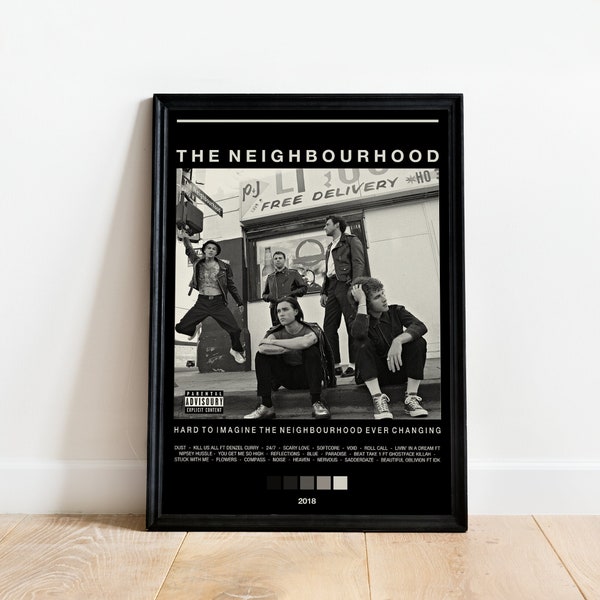 Hard to Imagine the Neighbourhood Ever Changing Poster - Etsy Australia