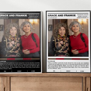 Cartel del programa de televisión Grace y Frankie / Color imagen 4
