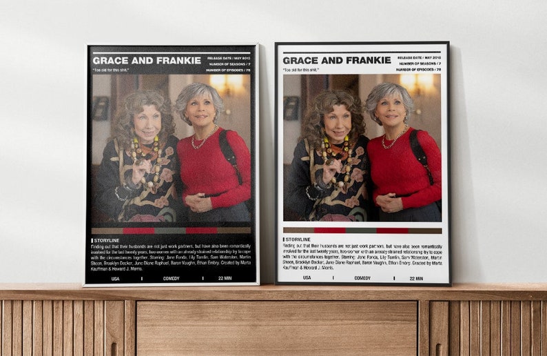 Cartel del programa de televisión Grace y Frankie / Color imagen 4