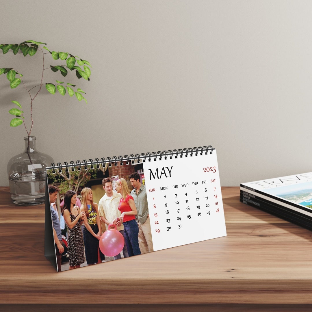 Friends 2023 Desk Calendar TV Show Art Home Decor Etsy