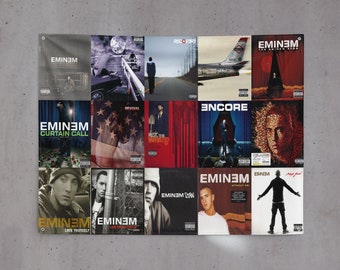 Eminem / Album Tapestry /Song Flag / Dorm Music Decor / Album Cover Collage / Muziek Tapestry