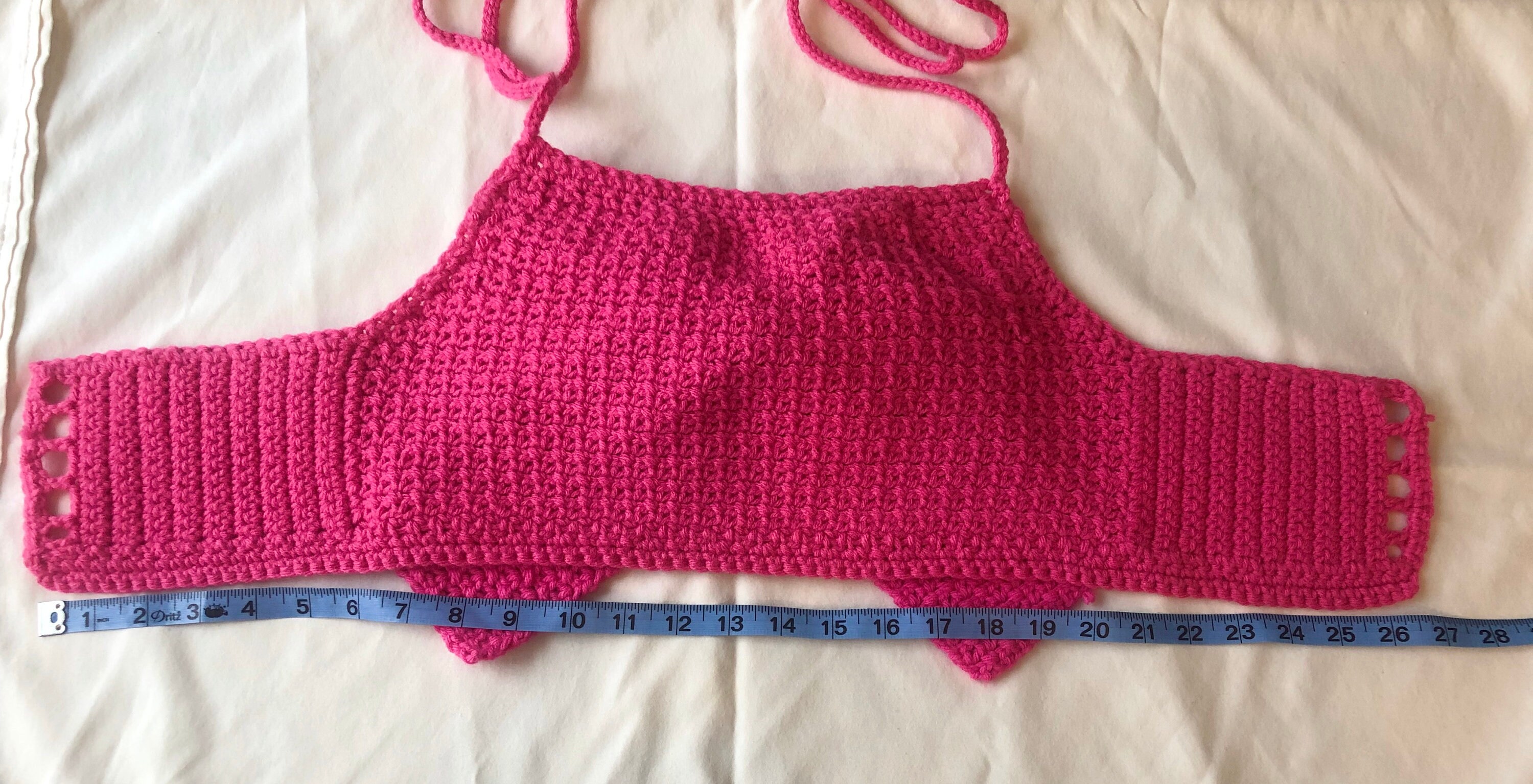 Bow-Tie Crop Knit Top