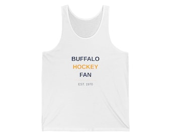 Camiseta sin mangas para aficionados al hockey de Buffalo / Camiseta sin mangas estilo racerback de hockey 716 / Ropa para aficionados