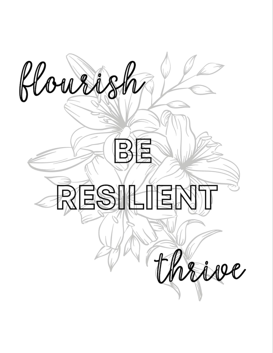 Resilience Coloring Pages Coloring Pages