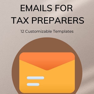 Standard Email Templates for Tax Preparers