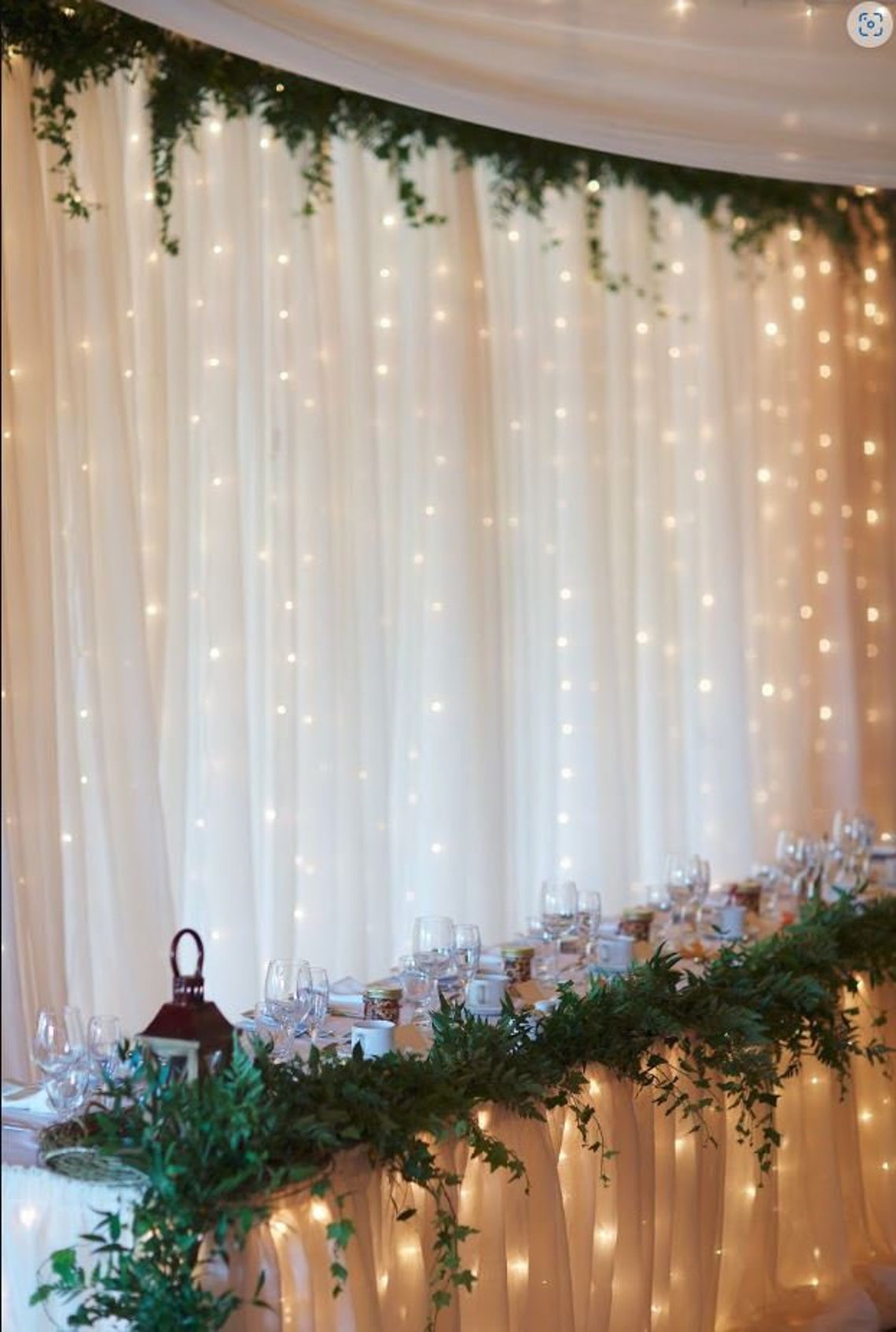300 Led Curtain Fairy Lights Wedding Indoor Outdoor Christmas Garden ...