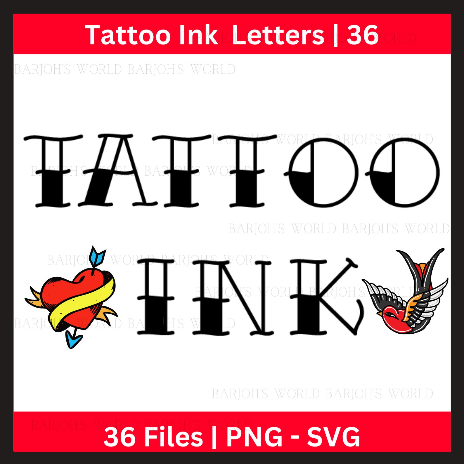 Tattoo Ink Font Letters Tattoo Numbers Svg Alphabet Clipart Png Letters