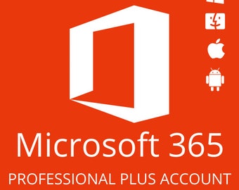 Microsoft 365 Professional Plus account 5 devices – 1 year subscription
