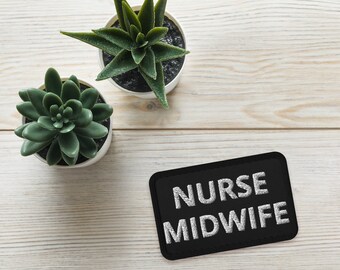 Nurse Midwife Embroidered Patch