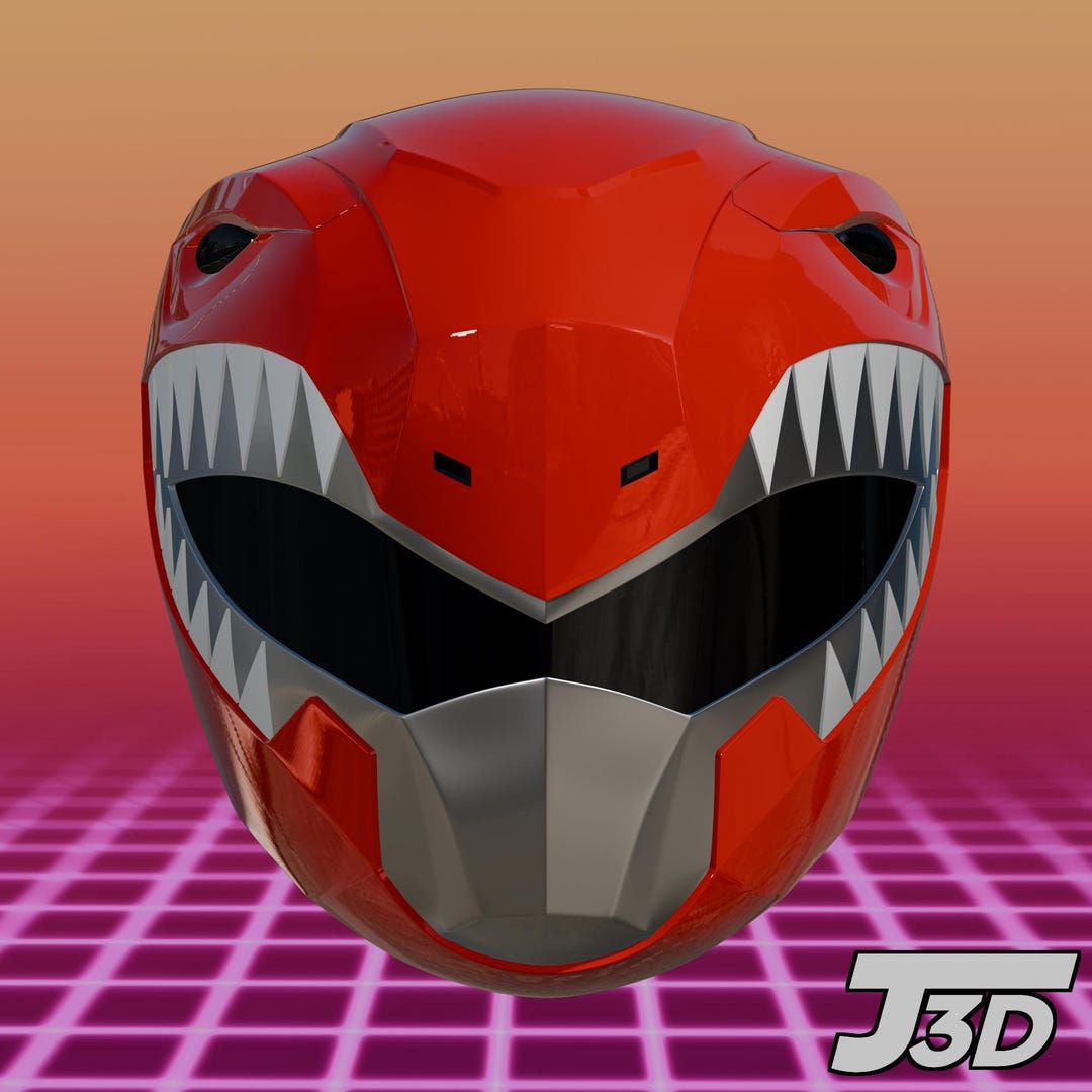 Turtle Rangers Head Red Turtle Ranger Helmet - 3D FILES ONLY - Etsy