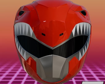 Red Turtle Ranger Helmet - 3D FILES ONLY