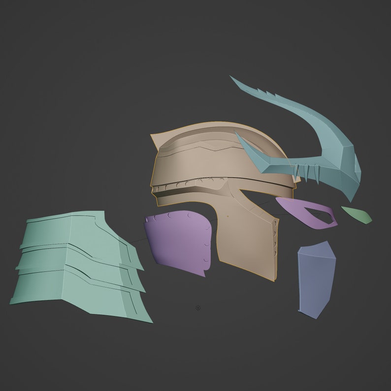 Green Shredder Ranger Helmet 3D FILES ONLY Etsy