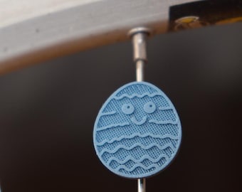 Happy Easter Egg - Cute Bike Spoke Decoration. For bicycle wheel spokes. Accessory clips onto spokes. Made in USA.