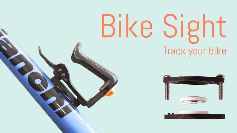 Bike Sight: Track your bike with a hidden AirTag mount. Attaches under the bicycle water bottle cage.
