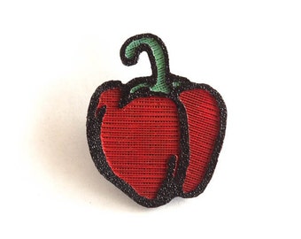 Bell pepper spoke decoration. Fits bike wheels, wheelchairs. Accessory clips on like spoke beads, charms. Mount in center or near tires.