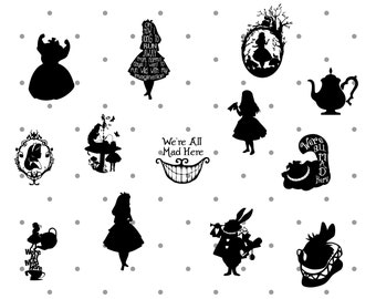 Queen Of Hearts Alice In Wonderland Cuttable Design Files Svg Ep Alice