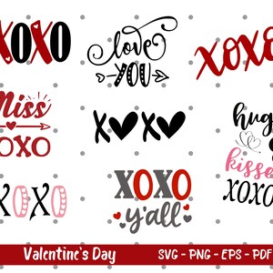 Valentinstag SVG Bundle, Xoxo Svg, Valentine svg, Love svg, Herz svg, Be mine svg, My first valentine es day Instant Download