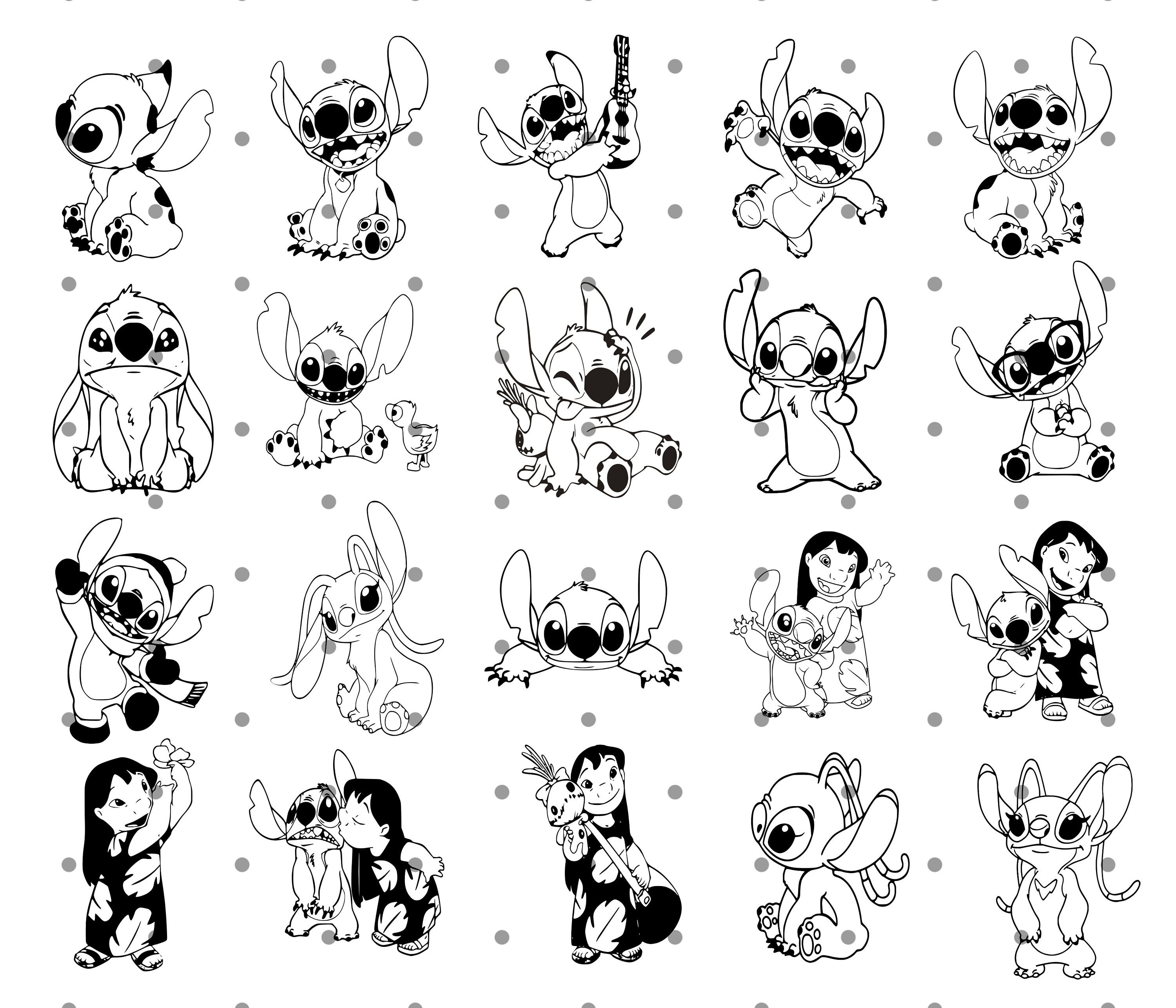 31 Lilo and Stitch printable  Lilo and stitch drawings, Lilo and stitch  characters, Lilo and stitch tattoo