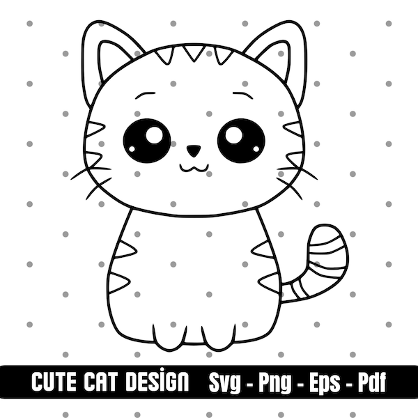Cute Cat SVG, Funny Cat Svg, Cat svg, Curious Kitten Clipart, Baby Cat Svg, peeking face animal svg, Instant Download