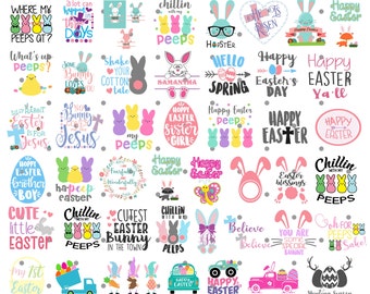 Easter SVG Bundle, Easter Bunny Svg, Easter Egg Svg, Rabbit svg, Spring Svg, Easter Quotes Svg, Instant Download