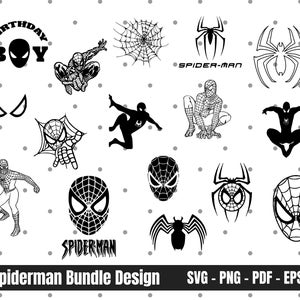 Spiderman SVG Spiderman Silhouette Spiderman cricut Hero svg Instant Download