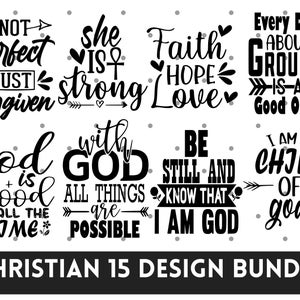 Christian SVG Bundle, Religious Svg, Scripture Svg, Blessed Svg, Jesus Svg, God svg, Faith Svg, Instant Download